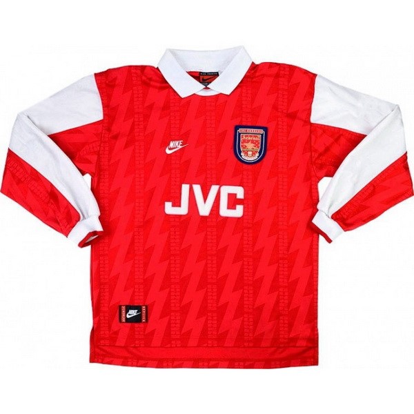 Camiseta Arsenal Replica Primera Ropa ML Retro 1994 1995 Rojo